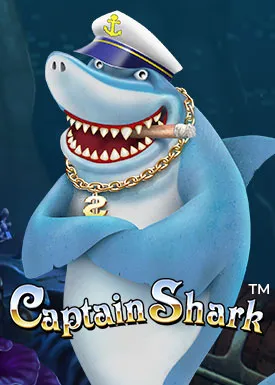 Sea adventure with Captain Shark - a slot full of underwater treasures and bonuses.